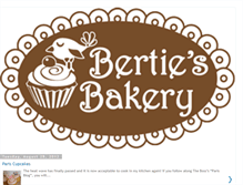 Tablet Screenshot of bertiesbakery.com